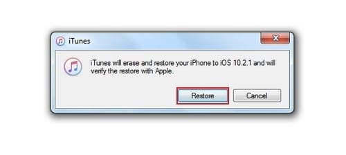 Restore iphone2
