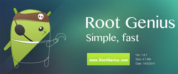 Phần mềm Root Genius