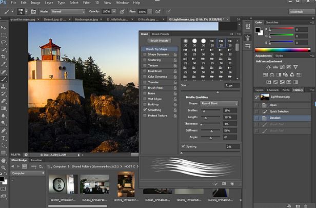 Phần mềm Photoshop CS6 Portable có đầy đủ các tính năng như bản cài đặt