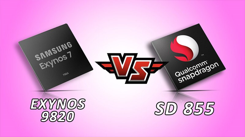 So sánh chip Snapdragon 855 và chipset Exynos 9820