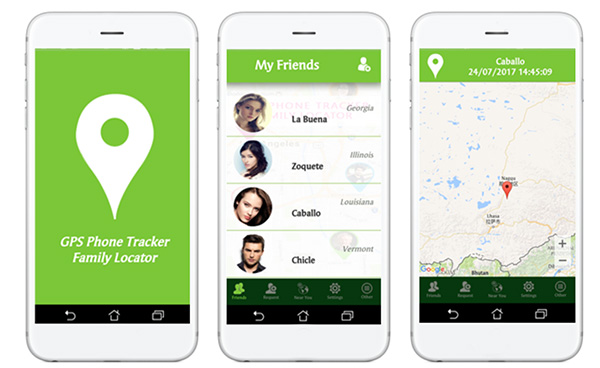 Phần mềm theo dõi tin nhắn GPS Phone Tracker