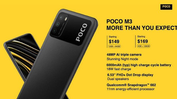 Xiaomi Poco M3 chính hãng
