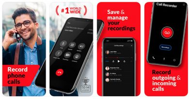 Ứng dụng ghi âm Call Recorder App: RecMyCalls