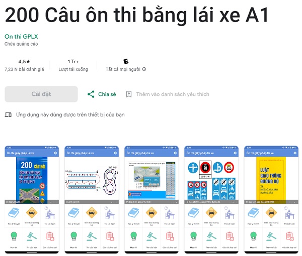 App Hoc Ly Thuyet Lai Xe May 10