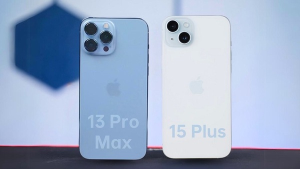 iPhone 13 Pro Max và 15 Plus có thiết kế khác biệt nhưng vẫn sang trọng và đẳng cấp