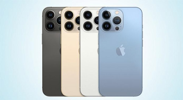 Các tùy chọn màu sắc của iPhone 13 Pro Max.