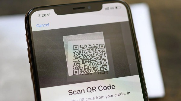 Dùng thiết bị mới để quét mã QR