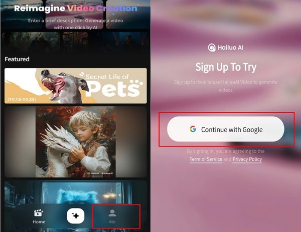 Đăng nhập ứng dụng bằng tài khoản Google