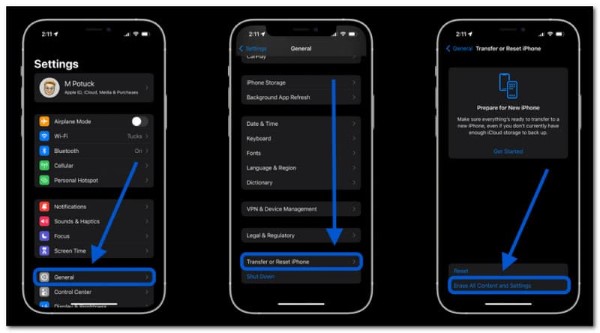Thử khôi phục cài đặt gốc để đưa iPhone về trạng thái ban đầu