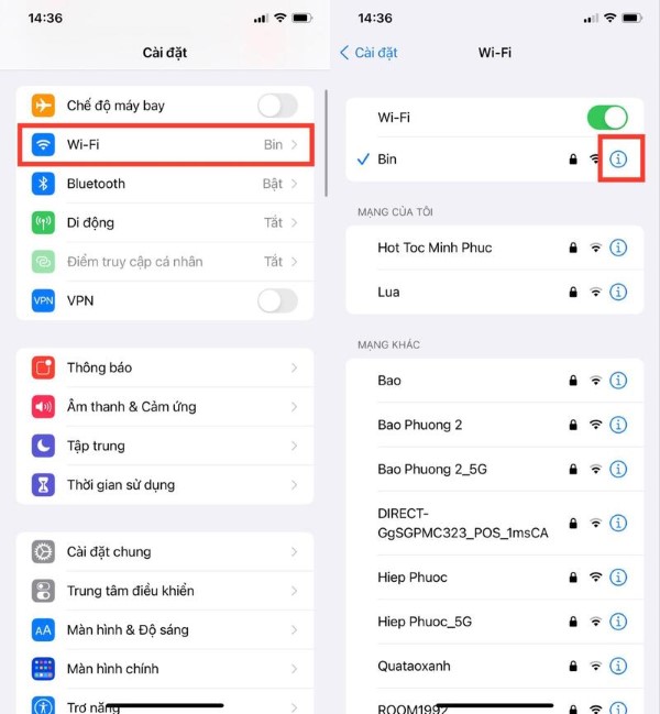 Nhập Server và Port